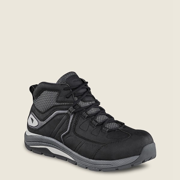 Mens Red Wing Cooltech™ Athletics - Waterproof Safety Toe - Work Shoes Black/Grey - BXE130498